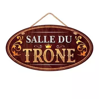 Les Trsors De Lily [R3813] - Деревянная табличка Сообщения коричневая (Тронный зал) - 19. 5x10. 5 см