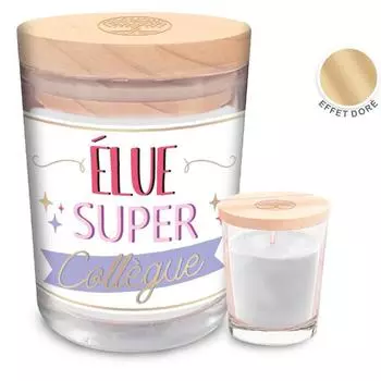 Les Trsors De Lily [R6056] - Ароматическая свеча lue Super Collegue (оранжевый цветок) - 92x70мм