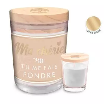 Les Trsors De Lily [R6063] - Ароматическая свеча Ma Chrie, ты заставляешь меня таять (хлопок цветок) - 92x70мм
