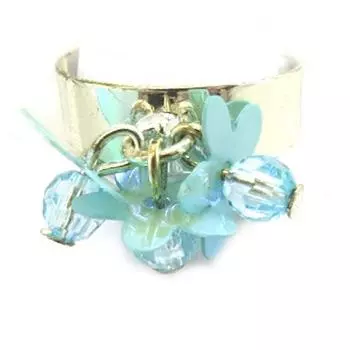 Les Trsors De Lily [R6700] - Кольцо на ногу Scarlett синее - 15 мм