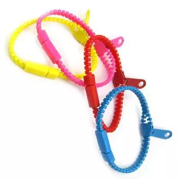 Les Trsors De Lily [R6708] — Браслет из красной смолы с застежкой-молнией, длина 6 мм. красный