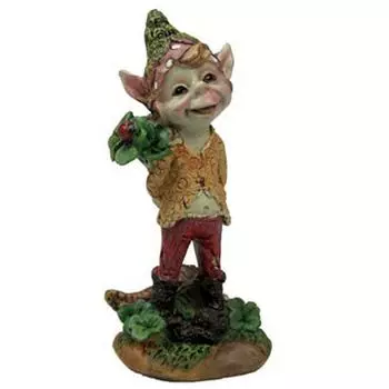 Les Trsors De Lily [R7075] - Статуэтка из смолы клевера Lucky Pixie - 9 см