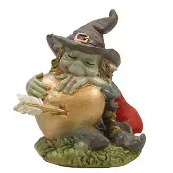 Les Trsors De Lily [R7076] - Статуэтка из смолы Лесной эльф Пикси сердце - 6 см