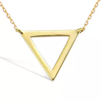 Les Trsors De Lily [R7134] – Позолоченное колье «Клеопатра» – 20x20 мм