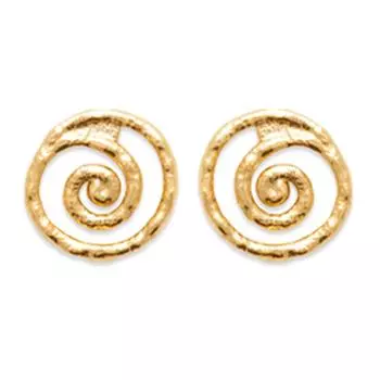 Les Trsors De Lily [R7462] - Boucles Plaqu Or Clopatra dor - 8 mm