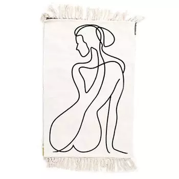 Les Trsors De Lily [R8303] - Ковер Arty из хлопка бежевого цвета - 90x60 см