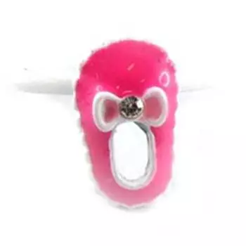 Les Trsors De Lily [R8360] - Детское кольцо Le Monde de Coralie розовое - 15x9 мм ярко-розовый