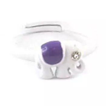 Les Trsors De Lily [R8361] - Детское кольцо Le Monde de Coralie фиолетовое. (слон) - 9x7мм