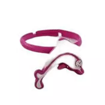 Les Trsors De Lily [R8376] - Детское кольцо Le Monde de Coralie розово-белое (дельфин) - 15x13 мм