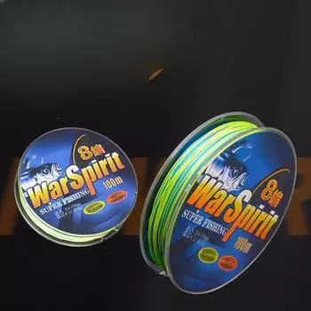 Леска 100м, 10м, 10м и 8м.. Линия PE устойчива к укусам и износостойка.. Подлиния каменной рыбалки красочна и энергична. 0.6