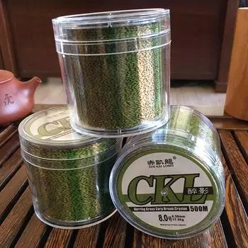 Леска 500 метров Основная леска Пятнистая леска Морская удочка Метательная удочка Рыболовная леска на платформе Дополнительная леска Сверхрастяжимая нейлоновая леска 0.6