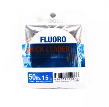 Леска для ловли на поводок Seaguar Fluorocarbon F Shock, 15 м, размер 14-50 фунтов, 0,62 мм (2731) чистый