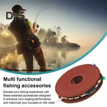 Леска для ловли рыбы с невидимым пятном и силиконовым держателем для поплавка, вертлюжком, грузилом, ручной работы, нейлоновой леской, рыболовными принадлежностями A