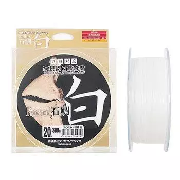 Леска для рыбалки из нейлона Diamond Fishing Nylon Froston Stone Sea Bream 300 м 20 Miracle White No. белый