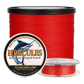 Леска HERCULES PE Line 12 плетеных 15 цветов Леска для дальнего заброса PE Прочная, прочная, высокочувствительная, версии