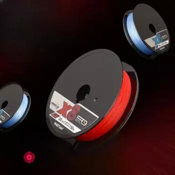 Леска не выцветает. Китайская красная линия Pe Line, специальные микро-вещи Leiqiang с дистанционным управлением и высокой мощностью, 8 основных линий. 0.6