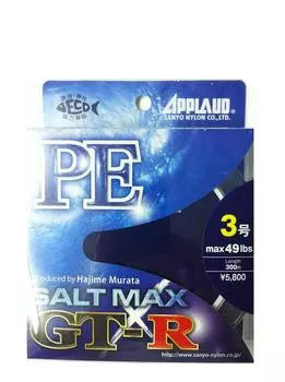 Леска Sanyo Nylon PE Applied Salt Max PE 300 м 3 49 фунтов 4 шт. 10 м x 5 цветов GT-R №.