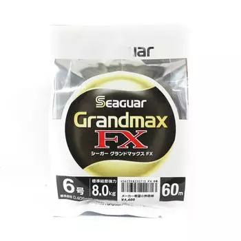 Леска Seaguar Fluorocarbon Grand Max Line 60м Размер 6-8кг-0.405мм (0713) чистый