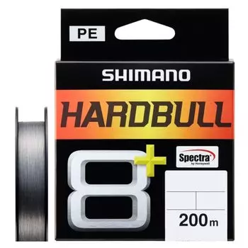 Леска SHIMANO PE Hard Bull 200м стальной серый 8+ LD-M68X 2.0 (46,9 фунтов)