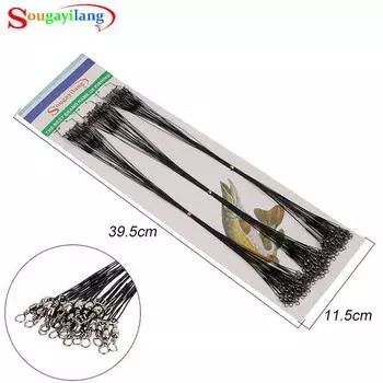 Леска Свинец Стальная рыболовная проволока Рыболовный шнур Веревка Рыболовный поводок Trace the Lines Spinner Shark