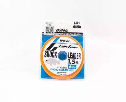 Леска Varivas Fluorocarbon Light Game Shock Leader 30 м 6 фунтов (5156)