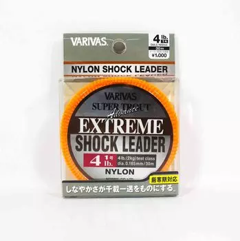 Леска Varivas Nylon Super Trout Advance Extreme Shock Leader 30 м 4 фунта (2217)