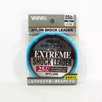 Леска Varivas Nylon Super Trout Advance Extreme Shock Leader 30 м 25 фунтов (2361) синий