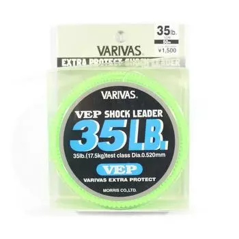 Леска Varivas Nylon VEP Shock Leader 50 м 35 фунтов (9171) чистый