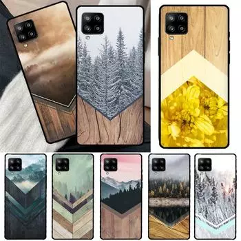 Лесная геометрия Дерево Природа Чехол для телефона Samsung Galaxy A54 A34 A14 A13 A52 A32 A12 A22 A72 A52S A33 A53 A73 A71 A51 Samsung A11