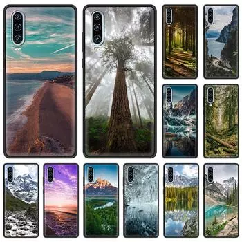 Лесной пляж восход солнца природа для Huawei P30 Lite чехол для телефона Huawei P50 Pro P20 P40 Lite EP Smart Z 2021 Y9s Y7a 2019 чехол Huawei Y7 2019