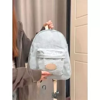 Лесной простой ленивый стиль повседневный универсальный школьный рюкзак для поездок на работу универсальный тканевый рюкзак