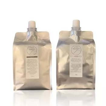 Лесной шампунь для поврежденных волос 1000 мл La Mer уход 1000 мл [Набор] &