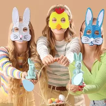 Лесные друзья Животные Фетровая подушка для лица Лесные существа Животные джунглей Косплей Товары Зоопарк A