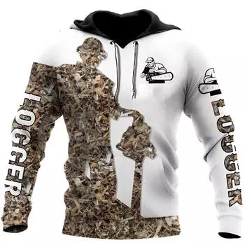 Лесоруб, лесоруб, бензопила, пуловер в стиле ретро, 3D принт, уличная одежда для мужчин и женщин, повседневные забавные толстовки, большие размеры, Harajuku M