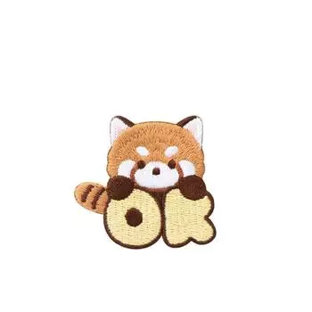 Lesser Panda Red Panda Patches Cartoon Clothes Sticker Clothes Appliques Bag Decoration 9