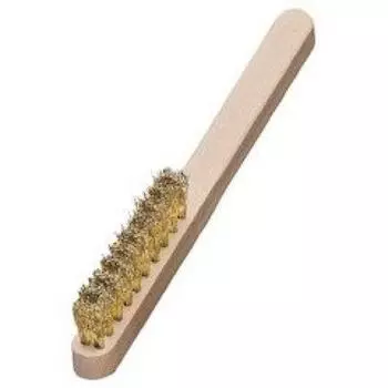 LESSMANN 4-х линейная кисть с деревянной ручкой и латунной ручкой 126411