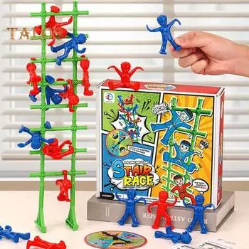 Лестница балансировка настольная игра многопользовательская интерактивная малыши мальчики девочки координация рук и глаз подъем по лестнице балансировка игрушка вызов 1 Set