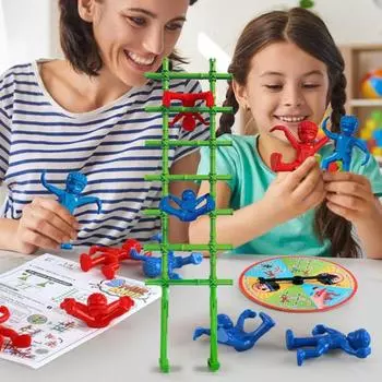 Лестница балансировка настольная игра многопользовательская интерактивная малыши мальчики девочки координация рук и глаз подъем по лестнице балансировка игрушка вызов
