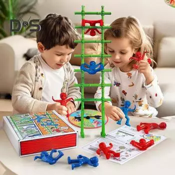 Лестница балансировка настольная игра многопользовательская интерактивная малыши мальчики девочки координация рук и глаз подъем по лестнице балансировка игрушка вызов 1 Set