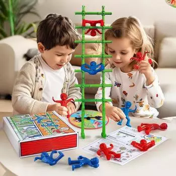 Лестница балансировка настольная игра многопользовательская интерактивная малыши мальчики девочки координация рук и глаз подъем по лестнице балансировка игрушка вызов 1 Set