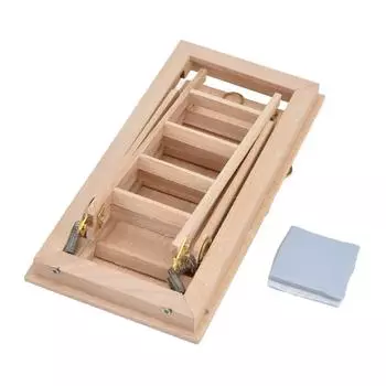 Лестницы для кукольного домика Тонкая работа Чувствуйте себя комфортно Деревянный материал Простая установка Миниатюрный