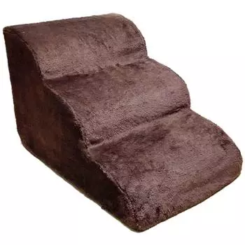 Лестницы для собак, нескользящие пандусы для домашних животных, лестницы для собак, пандусы для кровати, ступеньки для собак, 3-х ярусные тренировочные лестницы кофейный