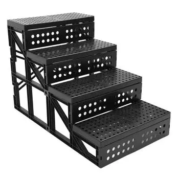 Лестницы для собак, противоскользящие, регулируемые по высоте, складные, для домашних животных, ступеньки для высоких кроватей и