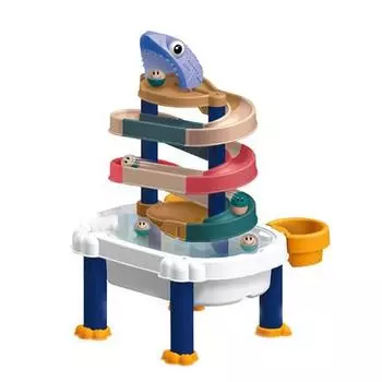 Let s Toy Infant Water Slide Tower Rail Bath Toy, корейские игрушки для ванной