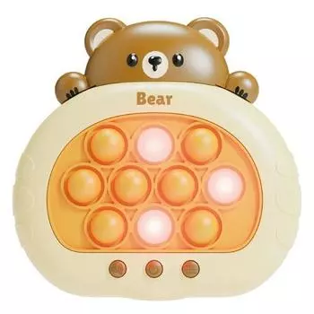 Let s Toy Tok Tok Push Pop Game Machine Bear, настольная игра, представляющая Корею