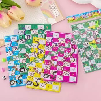 Летающая шахматная доска змея лестница игрушки развивающие настольные игры детский подарок Random