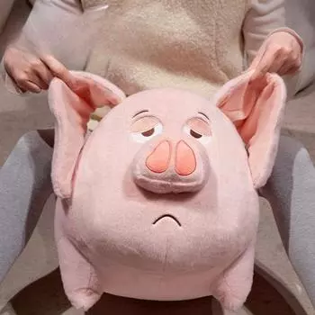 Летающая свинья кукла Taiyi Live Mount Забавная свинья плюшевая игрушка свинья кукла диванная подушка кукла 25cm