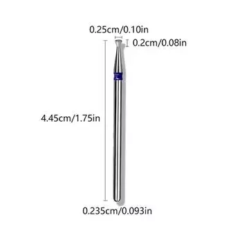 Летающая тарелка Мини-лак для ногтей Головка перелива клея Специальная дрель Алмазный песок Воронкообразный инструмент для удаления заусенцев на краях ногтей 1Pcs