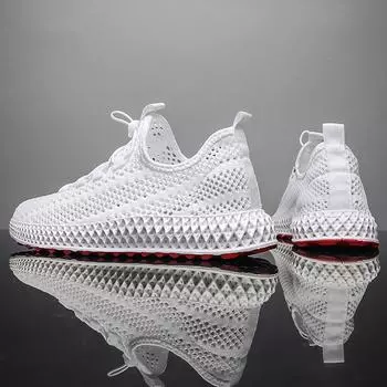 Летающие плетеные мужские туфли, летние спортивные дышащие повседневные сетчатые туфли, сетчатые туфли с мягкой подошвой, мужские грязеотталкивающие дорожные туфли, модные кокосовые туфли 39
