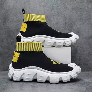 Летающие плетеные туфли мужские трендовые повседневные и удобные для вождения мягкая подошва мягкая поверхность дышащая модная одежда обувь Вэньчжоу стационарный магазин 38